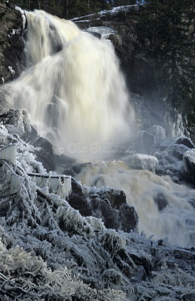 Elgåfossen vinter