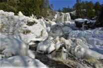 Elgåfossen vinter