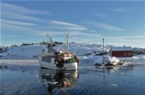 Fiskeskøyte Utgårdkilen vinter