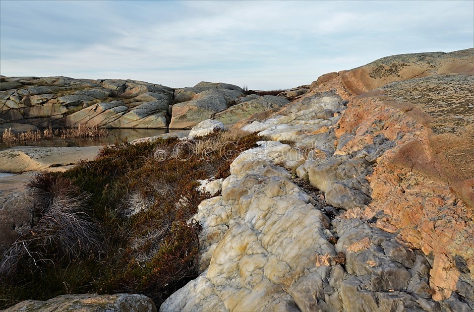 Pegmatittgang ved Stolen , Vesterøy