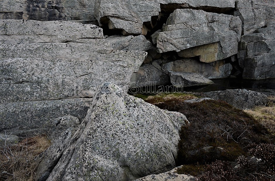 Fjellformasjoner vest på Vesterøy