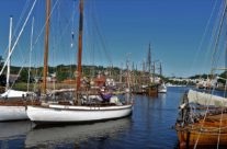 Båter ved Isegran Maritime Center