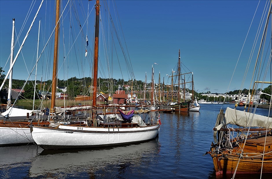 Båter ved Isegran Maritime Center