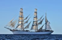 «Statsraad Lehmkuhl» her i ytre Oslofjord på vei til Fredrikstad
