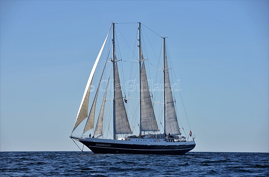 Skonnerten «Eendracht» Her i ytre Oslofjord