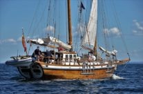 «Rupel» på vei til Fredrikstad. Her i ytre Oslofjord