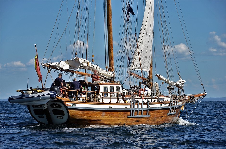 «Rupel» på vei til Fredrikstad. Her i ytre Oslofjord