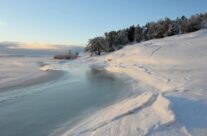 Vinter ved Pernesodden vest for Neskilen